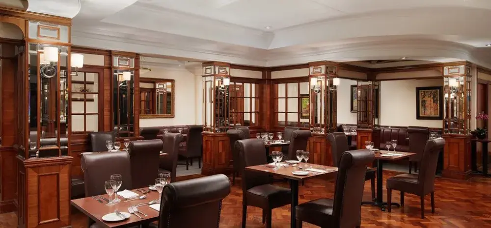 Diners area view of Millenium Copthorne Hotel London, United Kingdom